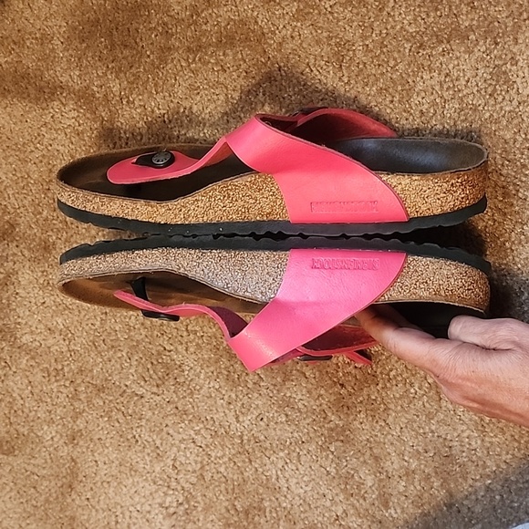 Birkenstock Gizeh Leather Sandals Size 41 W10/M8 - Picture 12 of 14